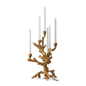 Apple tree gouden kandelaar L