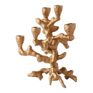 Apple tree gouden kandelaar S