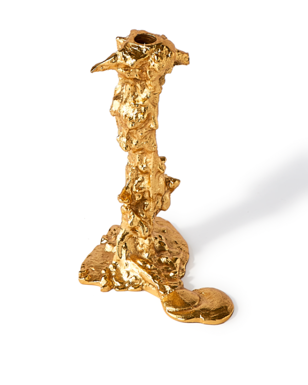 Pols Potten Drip kandelaar goud L