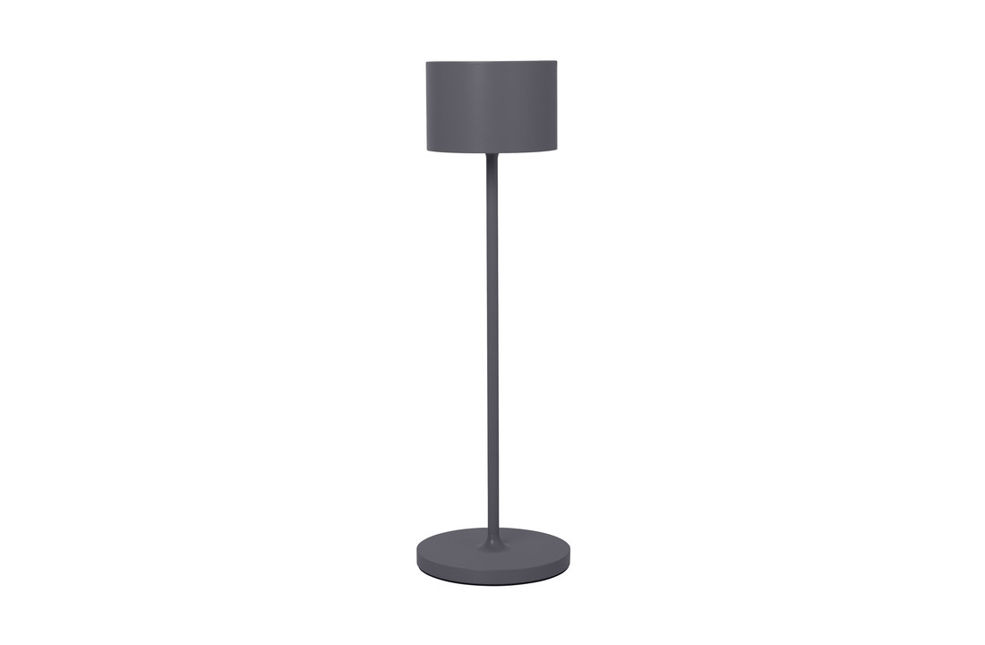 Blomus FAROL mobiele LED-tafellamp Satellite donkergrijs, voor binnen en buiten (h 35,5cm)