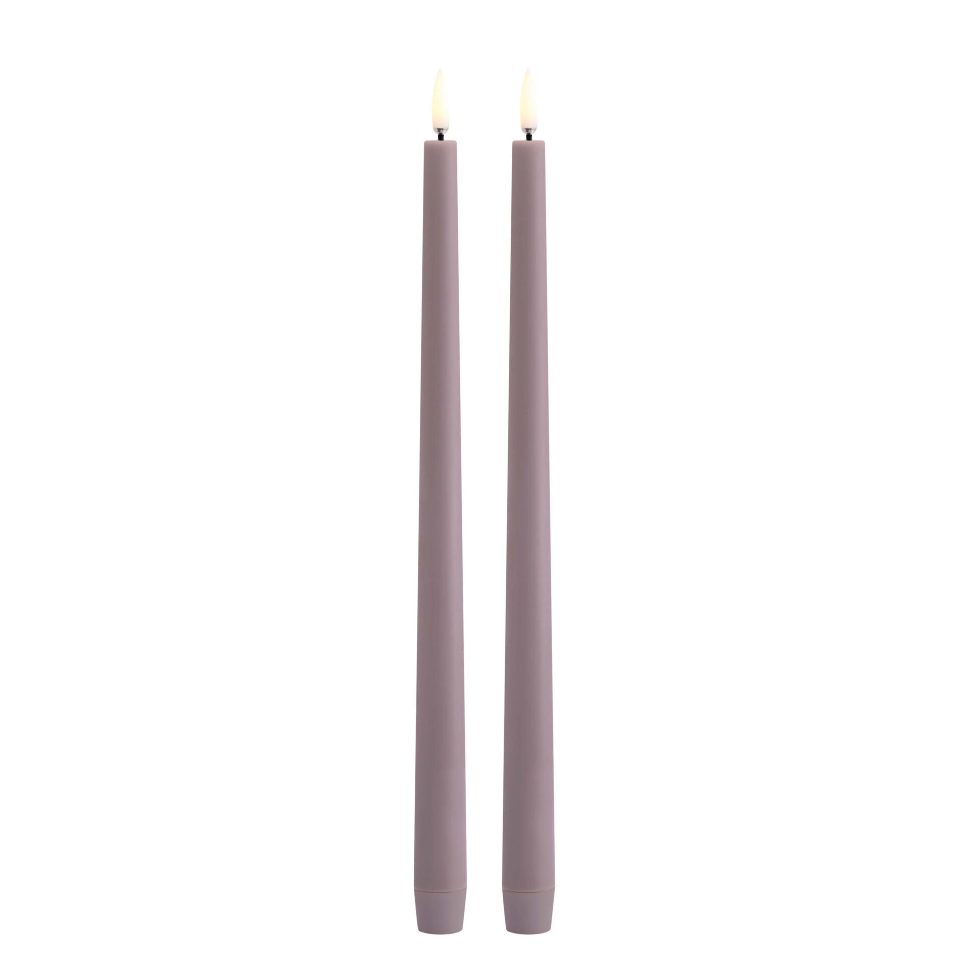 Uyuni diner LED kaarsen lavendel (32cm)
