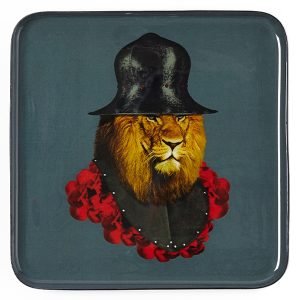 Decoratie bord 'Lion Quichotte'