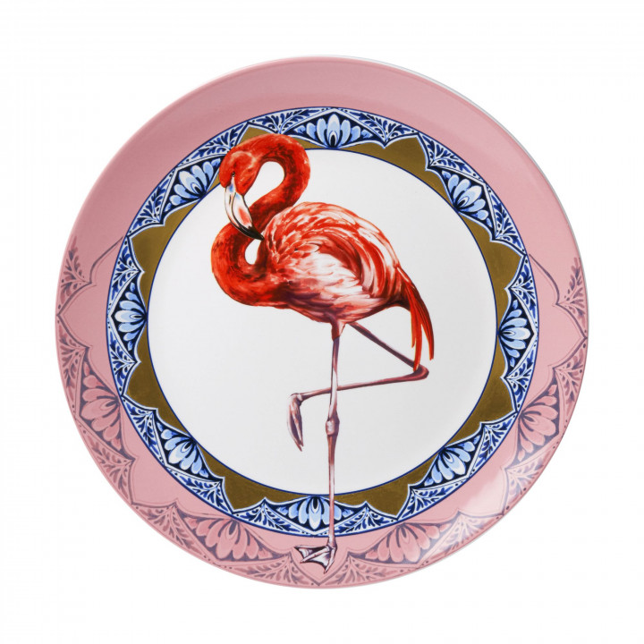 Wandbord Mandala flamingo