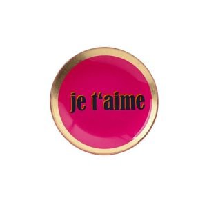 Love plate - je t'aime - 10x0,8x10cm