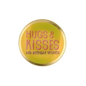 Love plate - hugs & kisses - 10x0,8x10cm