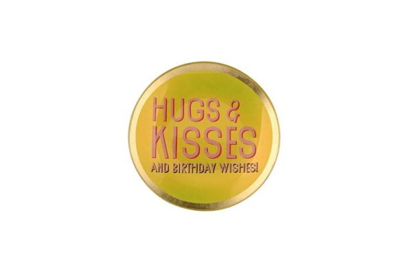 Love plate - hugs & kisses - 10x0,8x10cm