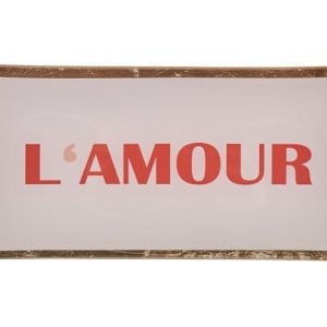 Love plate - L'amour - 10x0,8x21cm