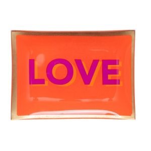 Love plate - LOVE - 10x0,8x14,2cm