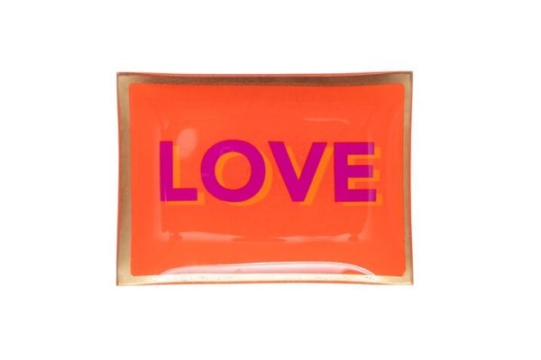 Love plate - LOVE - 10x0,8x14,2cm