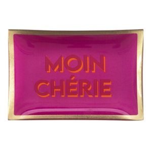 Love plate - moin chérie - 10x0,8x14,2cm