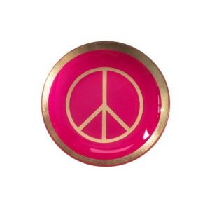 Love plate - peace - 10x0,8x10cm