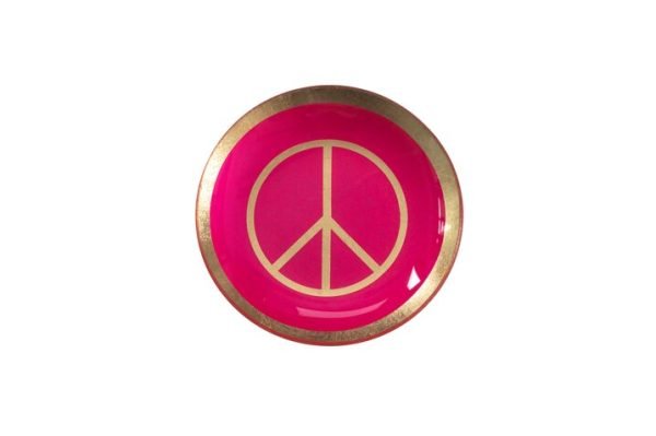 Love plate - peace - 10x0,8x10cm