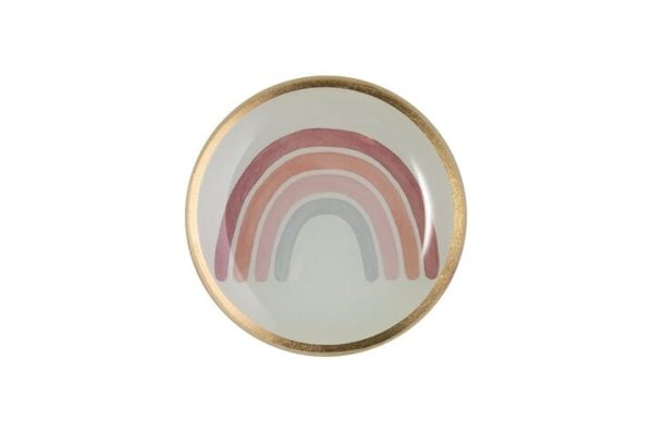 Love plate - rainbow - 10x0,8x10cm