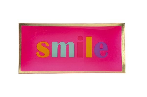 Love plate - smile - 10x0,8x21cm