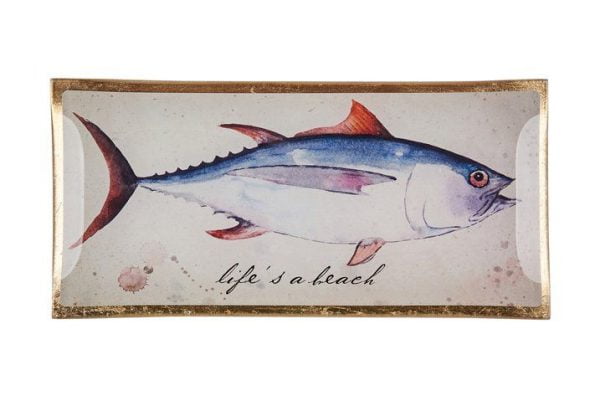 Love plate - life's a beach - 10x0,8x21cm