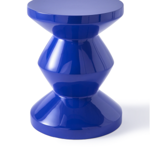 Zig Zag kruk donkerblauw