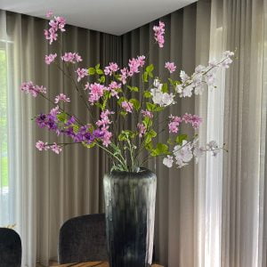 Set vaas met bloemen 'Spring'