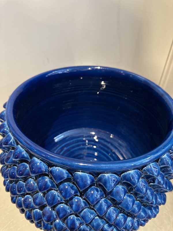 Pigna vaas blauw L - Afbeelding 3