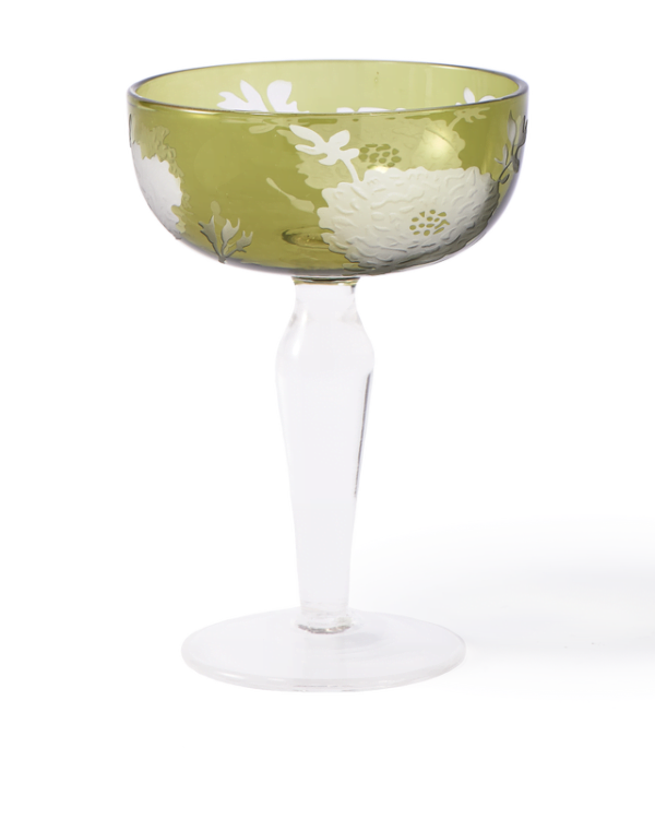 Multicolour Peony Coupe Champagneglazen - Afbeelding 9
