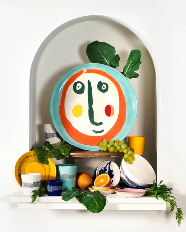 Ontbijtbord gezicht 2 Feast - Afbeelding 4