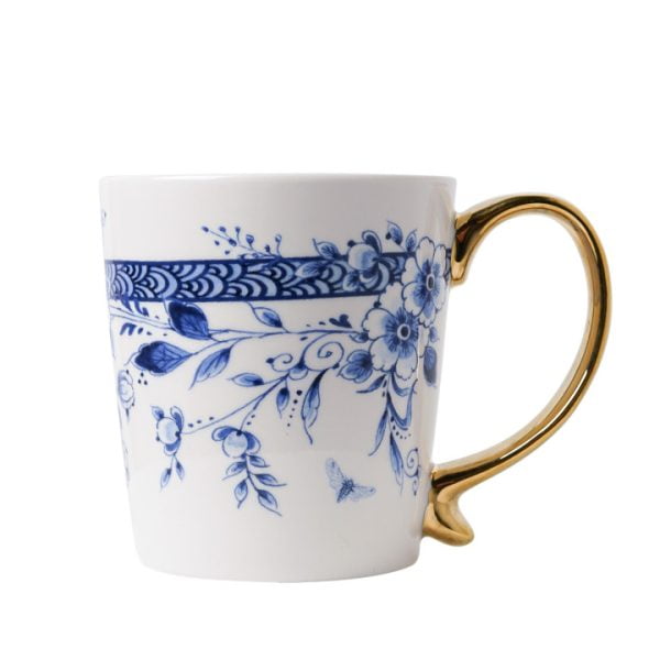Mok Faience goud
