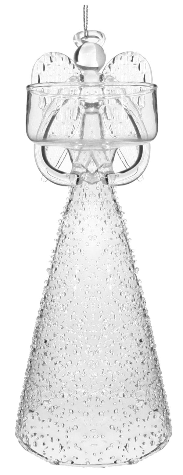 Shishi Glass Angel Theelichthouder Clear