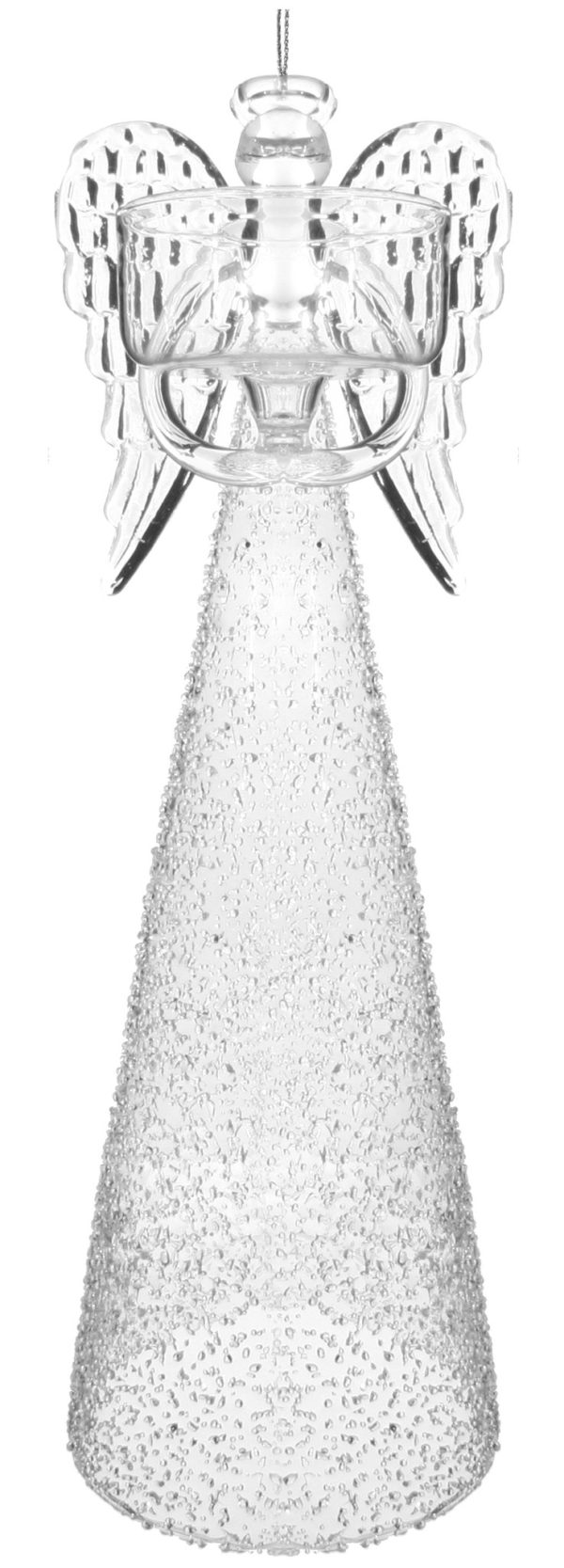 Shishi Glass Angel Theelichthouder Clear