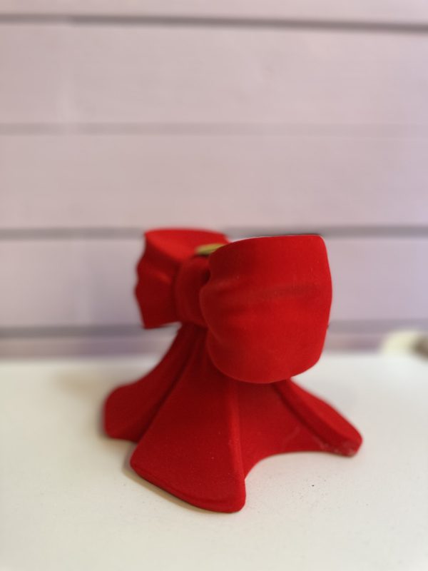 Strik Kandelaar Rood Velours - Afbeelding 3