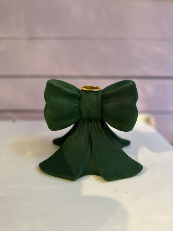 Strik Kandelaar Groen Velours